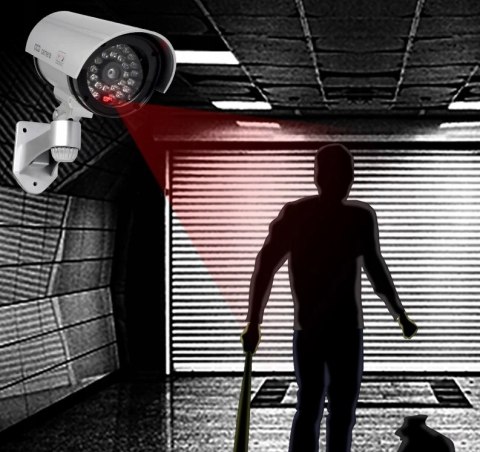ATRAPA KAMERY KAMERA IR LED ZEWNĘTRZNA NOCNA