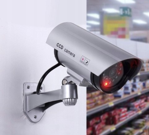 ATRAPA KAMERY KAMERA IR LED ZEWNĘTRZNA NOCNA