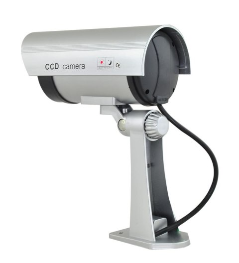 ATRAPA KAMERY MONITORING NOC KAMERA IR + LED ALARM