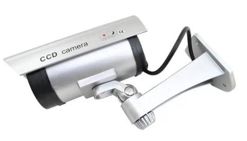 ATRAPA KAMERY MONITORING NOC KAMERA IR + LED ALARM