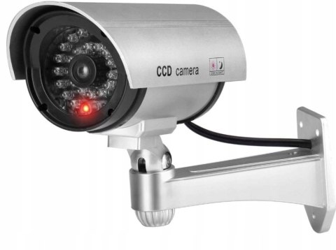 ATRAPA KAMERY MONITORING NOC KAMERA IR + LED ALARM