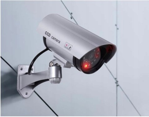 ATRAPA KAMERY MONITORING NOC KAMERA IR + LED ALARM