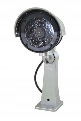 ATRAPA KAMERY MONITORING NOC KAMERA IR + LED ALARM