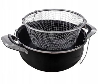 GARNEK Z KOSZYKIEM DO SMAŻENIA FRYTEK 4.0L 24cm