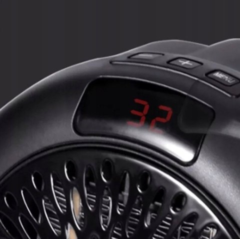 MOCNY MINI GRZEJNIK ELEKTRYCZNY OGRZEWACZ FARELKA do kontaktu 900W