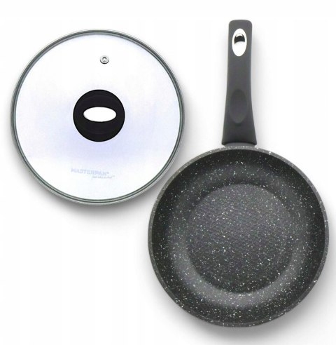 Patelnia tradycyjna Masterpan PREMIUM 20 cm granitowa