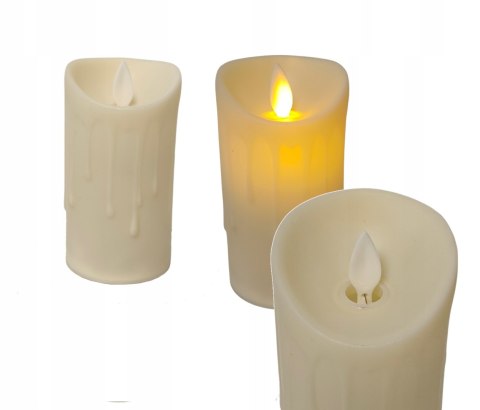 Świeca ZNICZ LED wkład do znicza ruchomy płomień Świeczka 11cm