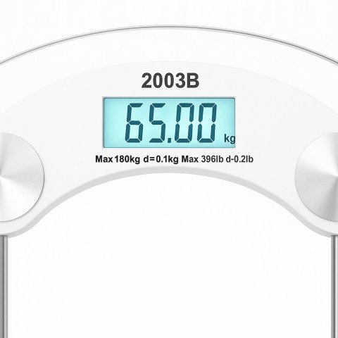Waga Łazienkowa Elektroniczna Szklana 2003B - Precyzyjny Pomiar
