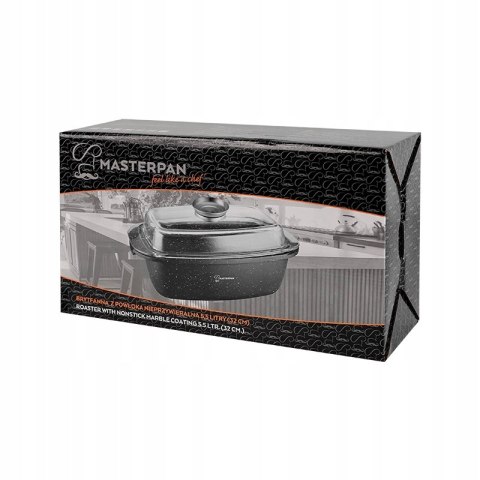 BRYTFANNA 32CM 5,5LMARMUR IDUKCJA MASTERPAN MP-2147