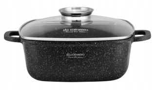 Brytfanna non-stick Edenberg Garnek kwadratowy marmurkowy 26cm 5.5L