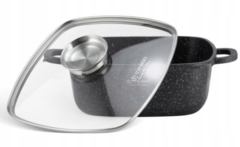 Brytfanna non-stick Edenberg Garnek kwadratowy marmurkowy 26cm 5.5L