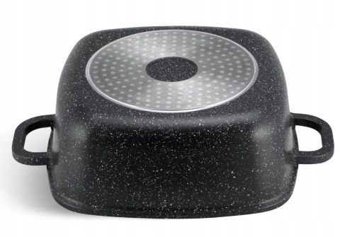 Brytfanna non-stick Edenberg Garnek kwadratowy marmurkowy 26cm 5.5L