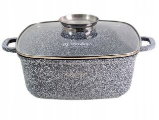 Brytfanna non-stick, Garnek Brytfanna do Zapiekania MARMUROWA 5,5 l