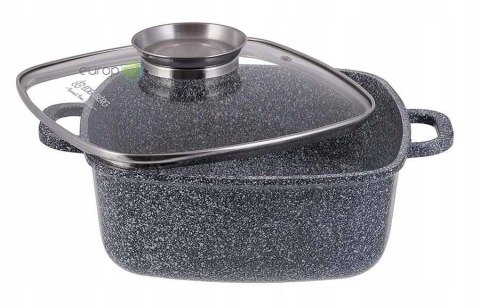 Brytfanna non-stick, Garnek Brytfanna do Zapiekania MARMUROWA 5,5 l