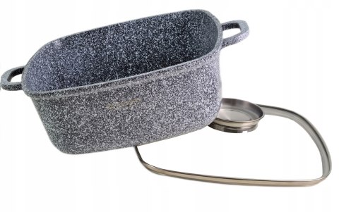 Brytfanna non-stick, Garnek Brytfanna do Zapiekania MARMUROWA 5,5 l
