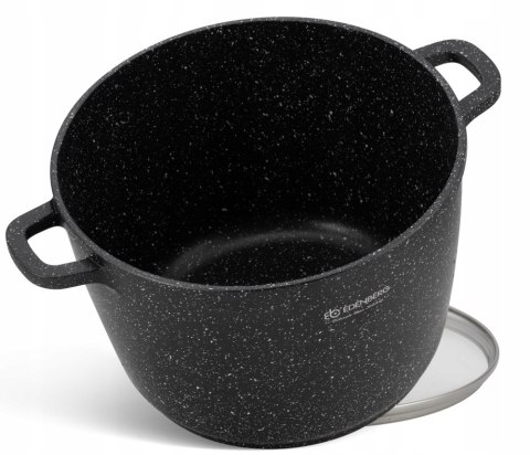 GARNEK Ceramiczny Marmurowy KOCIOŁEK Głęboki Wysoki 14l 32cm