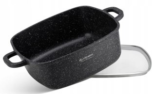 Garnek tradycyjny Edenberg Garnek kwadratowy marmurkowy 28cm 6.5L