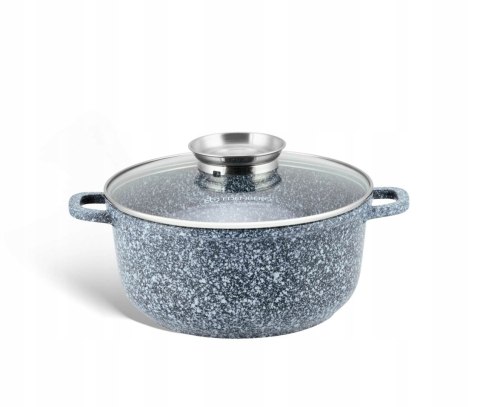 Garnek tradycyjny Ganrek marmurowy NON-STICK 32cm 10 l