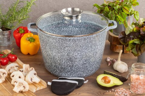 Garnek tradycyjny marmurkowy Edenberg 10 l