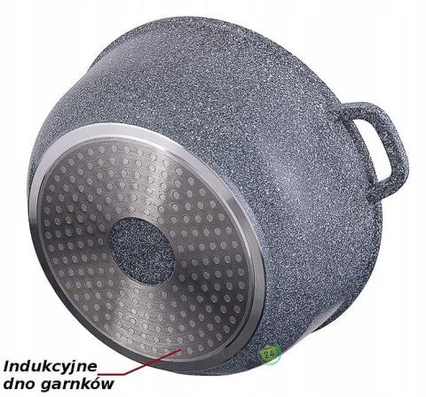 Garnki marmurowe Edenberg EB 8144 Zestaw 6 garnków