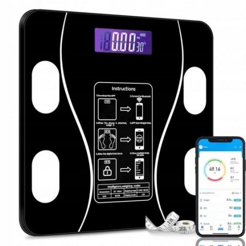 In_Stock WAGA ŁAZIENKOWA ANALITYCZNA CZUJNIKI SMART+ ANDROID iOS + BATERIE