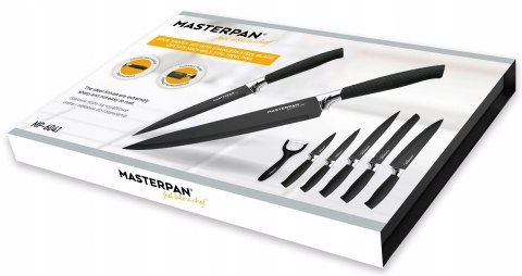 Komplet noży w pudełku Masterpan Noże w pudełku magnetycznym 5 szt.