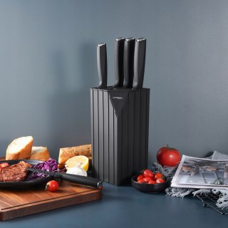 Komplet noży w pudełku Masterpan Noże w stojaku PEMIUM marmurkowe 5 szt.