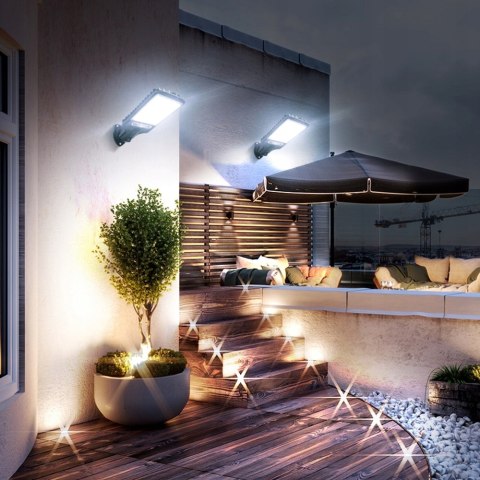Lampa uliczna MAXSELL 150 W 5000 lm zasilanie solarne