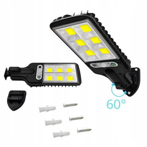 Lampa uliczna MAXSELL 150 W 5000 lm zasilanie solarne