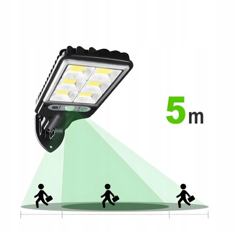 Lampa uliczna MAXSELL 150 W 5000 lm zasilanie solarne