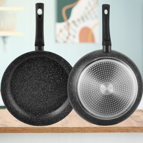 Patelnia tradycyjna Decorate Your Kitchen 22 cm marmurowa