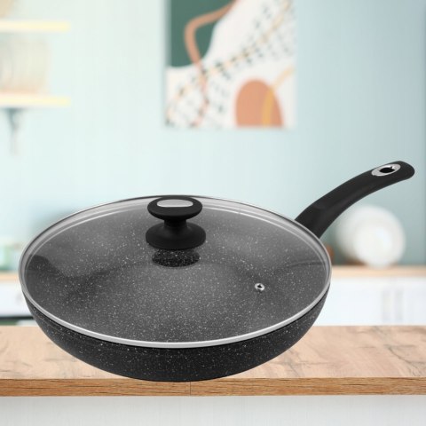 Patelnia tradycyjna Decorate Your Kitchen 22 cm marmurowa
