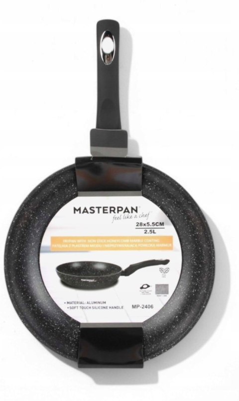 Patelnia tradycyjna Masterpan 28 cm aluminiowa