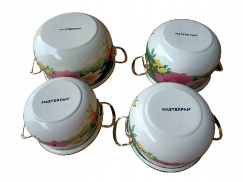 8 SZT GARNKI EMALIA MASTERPAN MP-2633