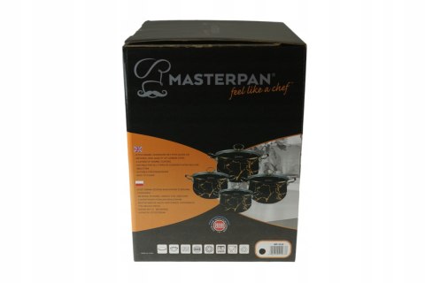8 SZT GARNKI EMALIA MASTERPAN MP-2634