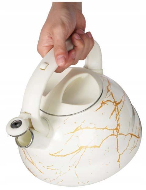 Czajnik tradycyjny stalowy emaliowany MASTERPAN 2,2 l