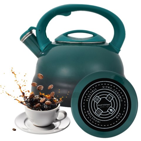 Czajnik tradycyjny stalowy emaliowany MASTERPAN 2,2 l