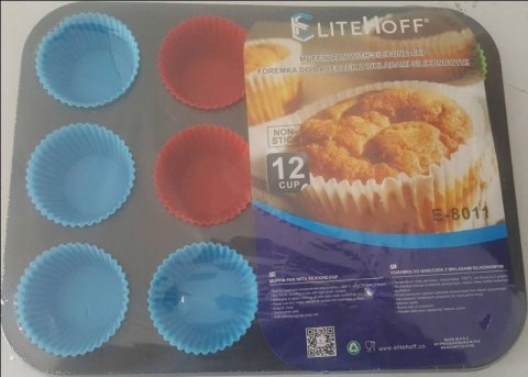 Forma do muffinek Elitehoff 27 x 35cm średnica 6cm
