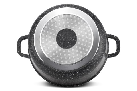GARNEK ALUMINIUM OKRAGLY 20CM MARMUR Z INDUKCJA 2,3L MASTERPAN MP-2113