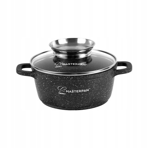 GARNKI ALUMINIUM 12E MARMUR 16CM/20CM/22CM/22CM/24CM/28CM MASTERPAN MP-2152