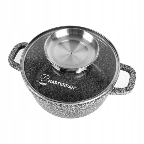 Garnki Granitowe Zestaw garnków Granit Gaz Indukcję 8el 16/20/24/28 AROMA