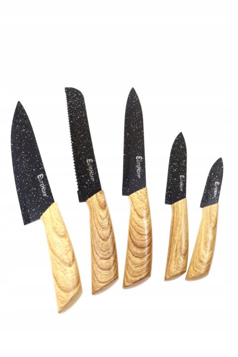Komplet noży z listwą magnetyczną Elitehoff Ceramic Knife 5 szt.