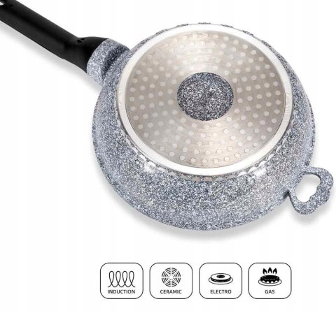 Patelnia tradycyjna Elitehoff 24 cm non-stick (nieprzywierająca)