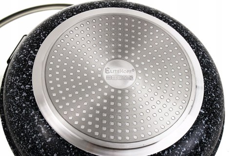 Patelnia tradycyjna Elitehoff Stonetec 16 cm marmurowa