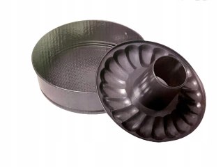 Zestaw 2 Form do Pieczenia - Okrągła i Babkowa | 26 cm | OUDI