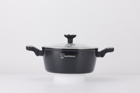 Zestaw Garnków Marmurkowych Komplet Garnki Soft Touch 8 EL. MasterPan