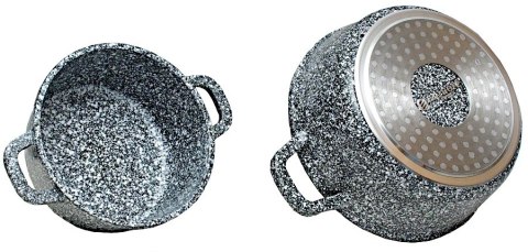 Zestaw garnków Elitehoff aluminiowe 9 el.