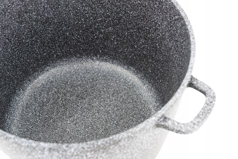 DUŻY Garnek tradycyjny Elitehoff Garnki marmurkowe 10 l