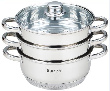 Garnek do gotowania na parze Elitehoff elite 3 l