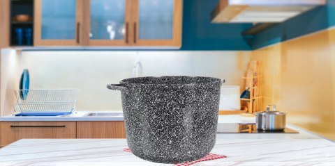 Garnek tradycyjny Elitehoff Garnki marmurkowe 6,5 l